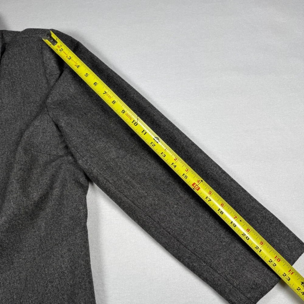 Sag Harbor Petite Blazer Gray‎ Wool Blend Career Jacket / Blazer Womens 16P